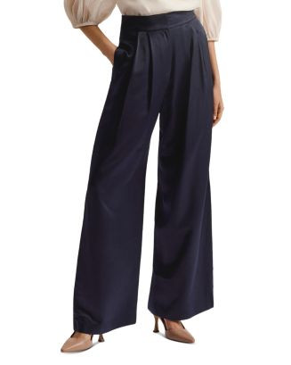 Teerut Satin Tailored Wide Floor Length Trousers | Bloomingdale's (US)