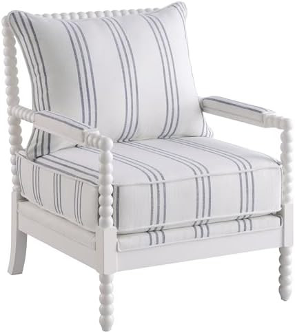 Coaster Home Furnishings - Blanchett - Upholstered Accent Chair with Track Arms, Decorative Spind... | Amazon (US)