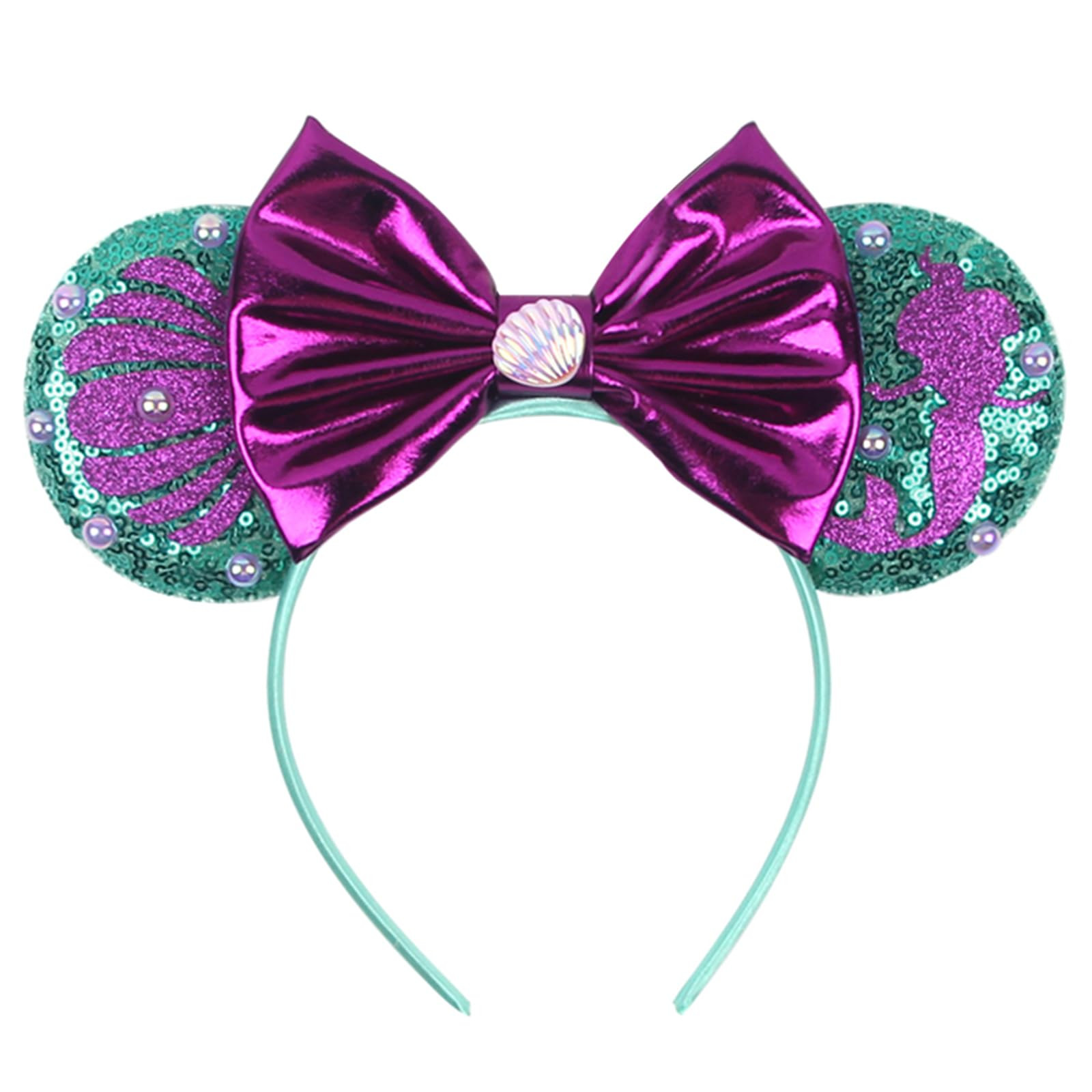 Foeran Mouse Ears Headbands, Sequin Mouse Ears Headband with Bow for Kids Adults Women, Accessori... | Amazon (US)