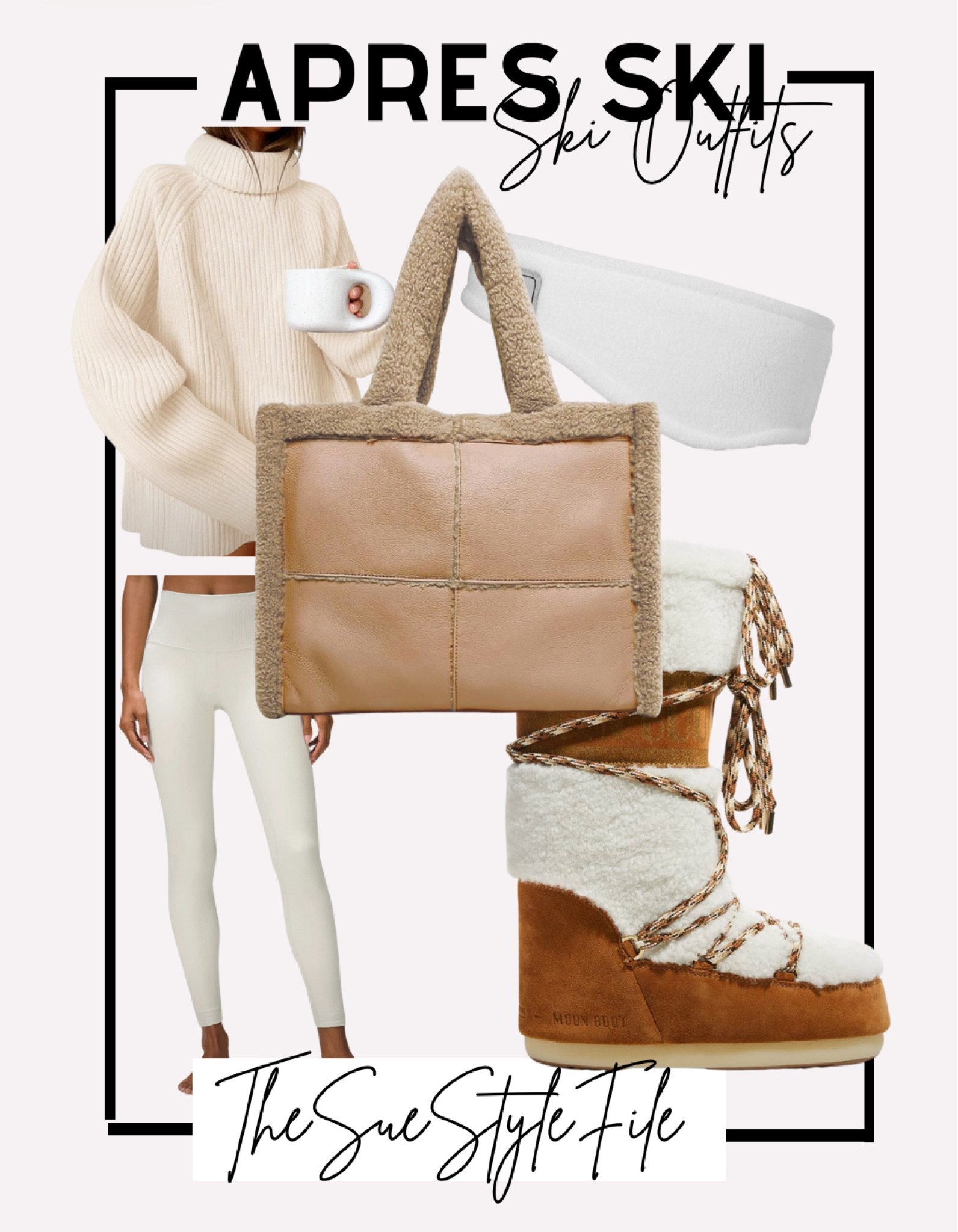 Ski outfit. Moon boots. Ski turtleneck. Ski boots. Save vs splurge. Looks for less. Apres ski. Winter outfit. Winter fashion. Snow boot. Moon boots. Belt bag. Loungewear. Travel outfit 


#LTKtravel #LTKmidsize #LTKsalealert