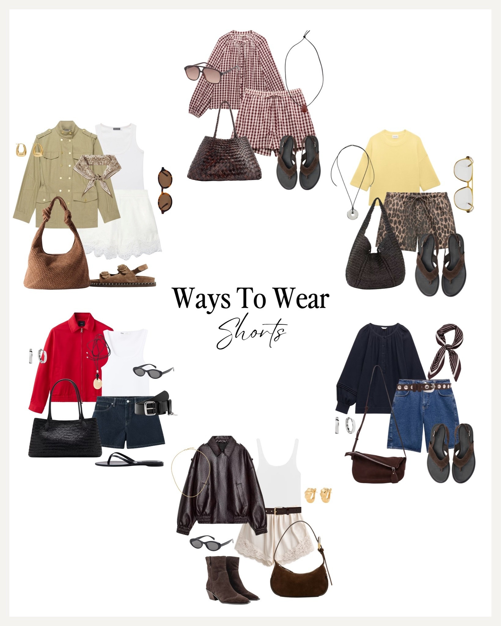 6 ways to wear shorts for spring summer 🫶

#LTKuk #LTKsummer #LTKspring