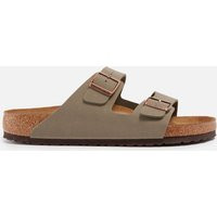 Birkenstock Arizona Birko-Flor Nubuck Sandals - UK 8 - Stone | The Hut (UK)