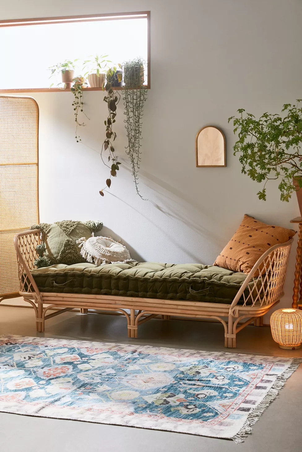 Rohini Velvet Daybed Cushion | Urban Outfitters (US and RoW)