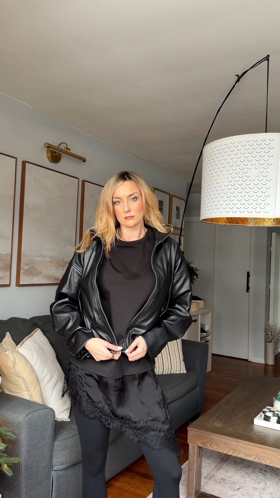 Can we talk about this Zara lace tee for a second… because wow. Lace really does take an outfit from basic to oh, okay.
I might need this in another color 👀
And wait… did I just enter my leggings-girl era?!
I love how easy it is to play with this look — comfy, & bold.

Zara lace tee • stirrup leggings • black mules • winter outfit idea • leggings outfit idea 

#LTKgrwm #LTKvlog #LTKstorytime