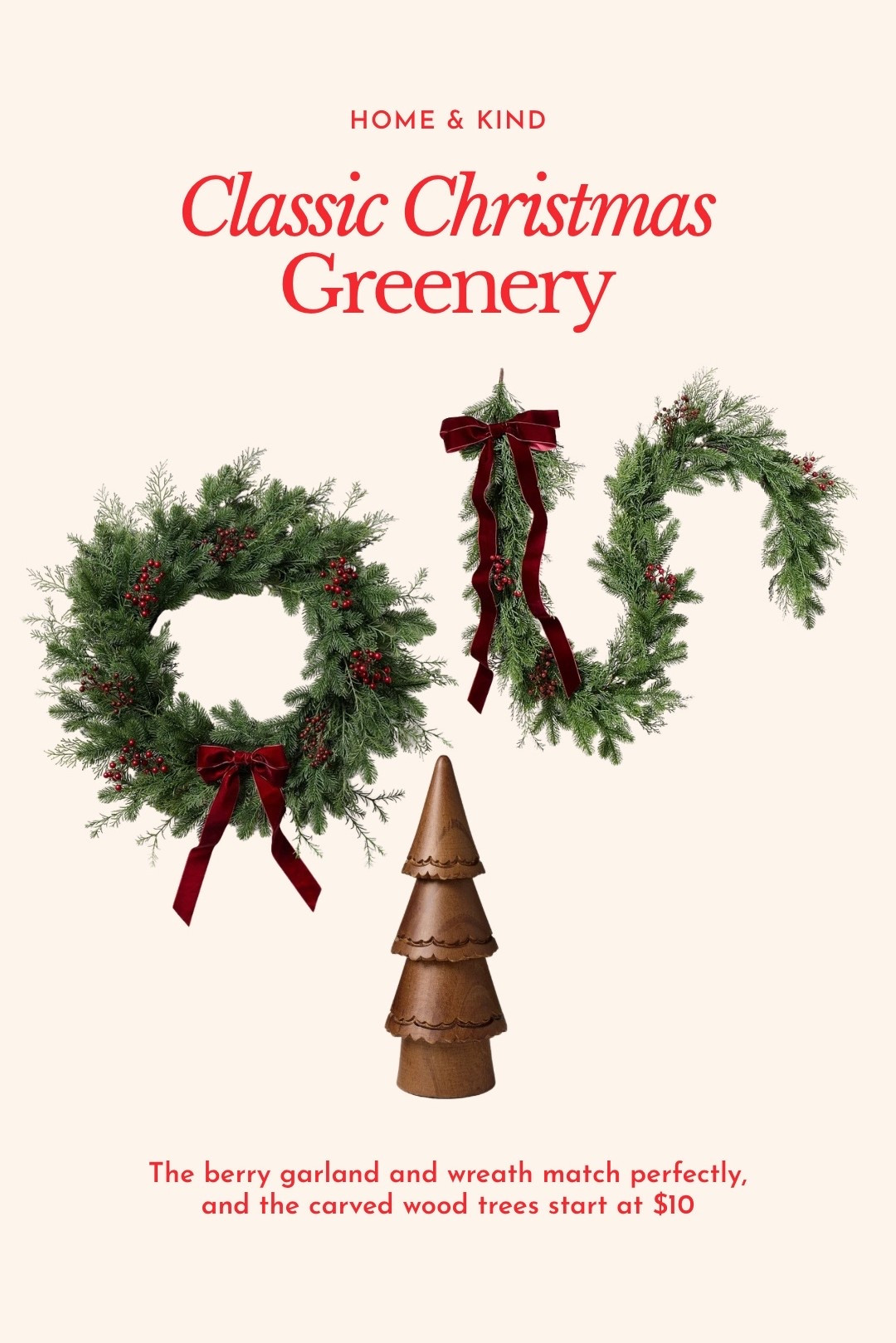 Greenery with velvet ribbons is my love language