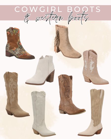 Cowgirl boots
Western boots
Fall fashion

#cowgirlboots #cowboyboots #westernboots #westernbooties #boots #booties #fallfashion #fallboots 

#LTKshoecrush #LTKSeasonal #LTKsalealert