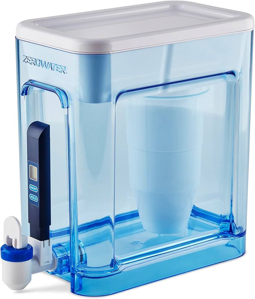 ZeroWater 22-Cup Ready-Read 5-Stage Water Filter Dispenser with Instant Read Out - 0 TDS IAPMO Ce... | Amazon (US)
