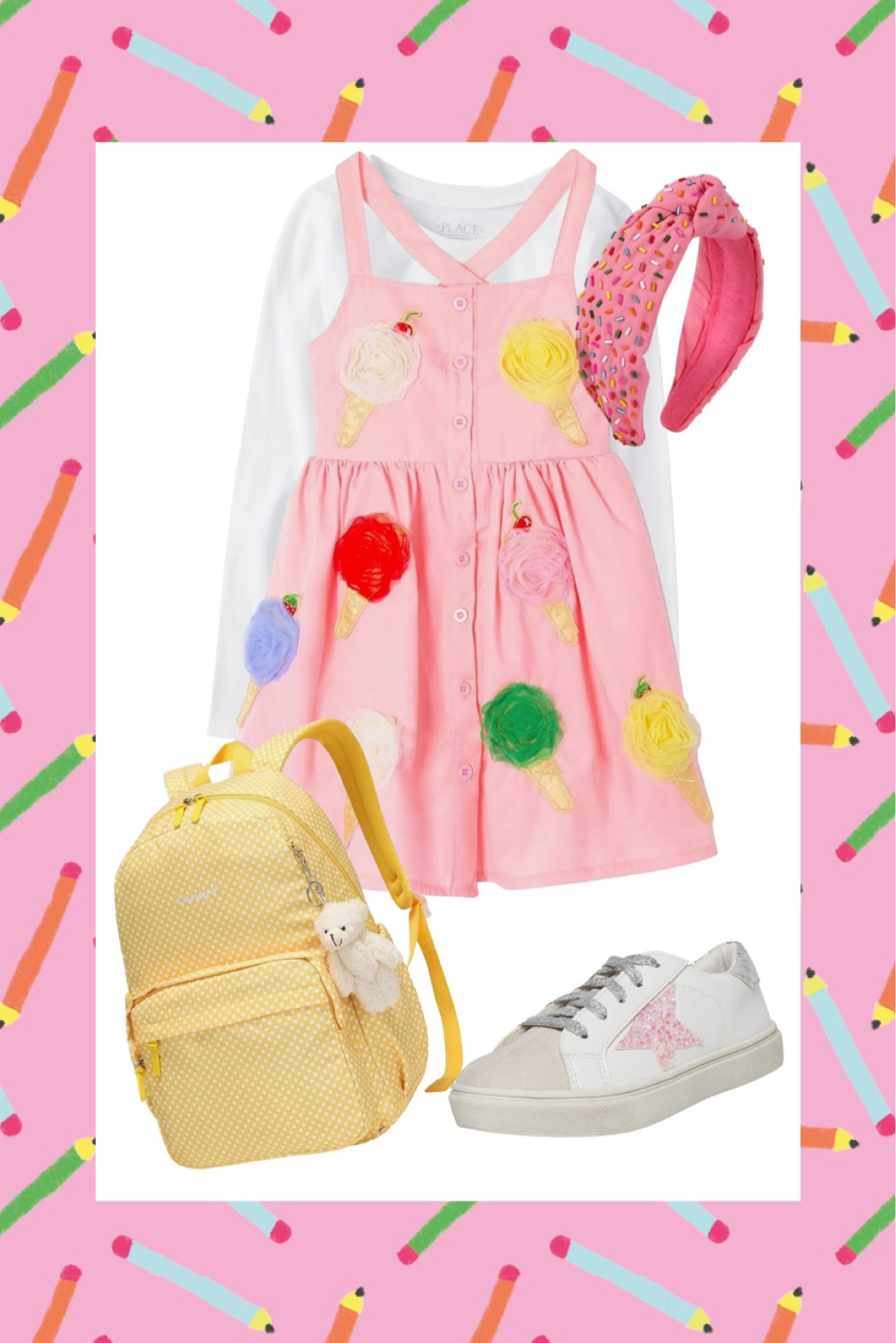 Back to school outfit for girls, backpack 

#LTKFindsUnder50 #LTKKids #LTKBacktoSchool