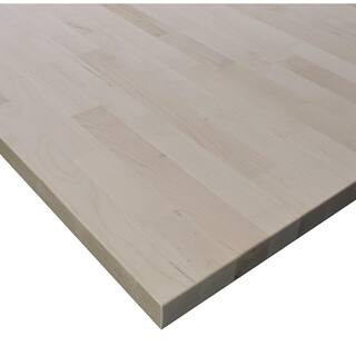 1.5 in. x 18 in. x 48 in. Allwood Birch Butcher Block Project Panel/Table/Island Top, Natural | The Home Depot