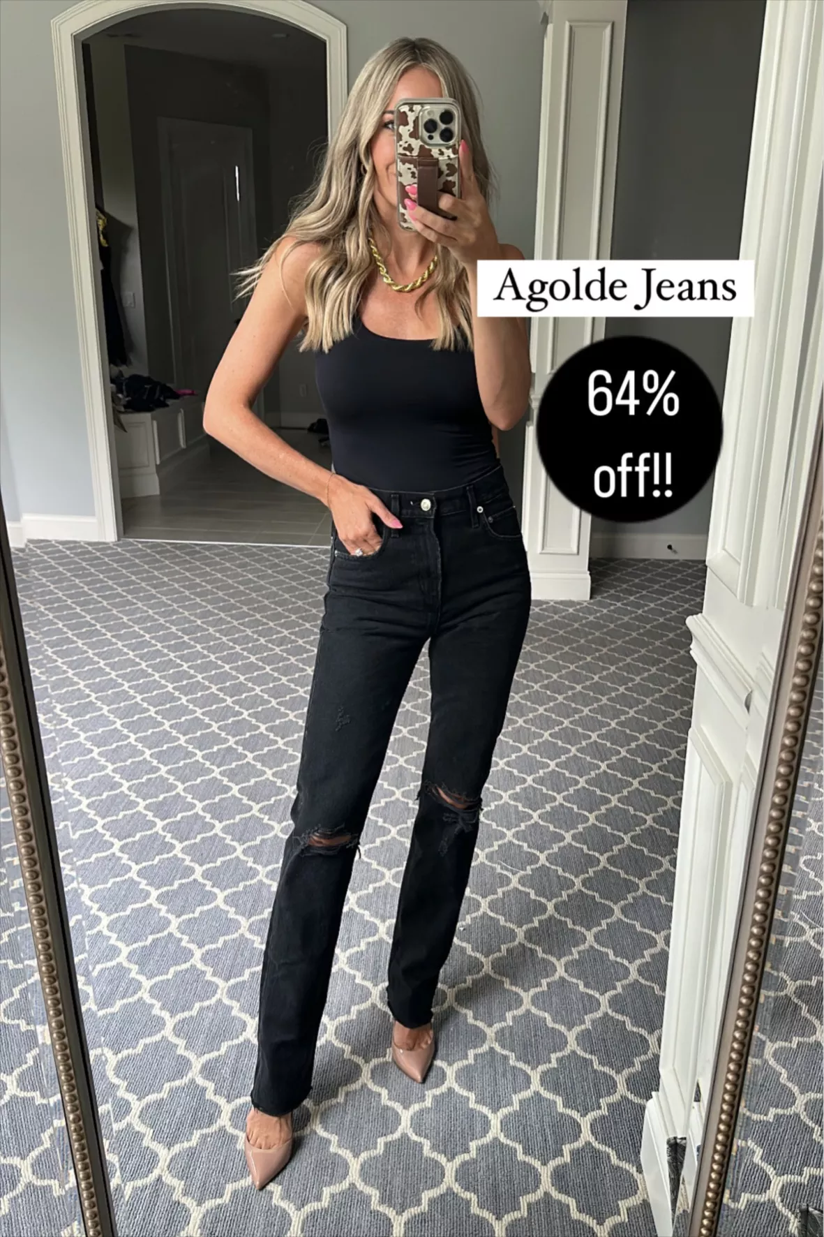 Scallop Detail Straight Leg Jeans curated on LTK