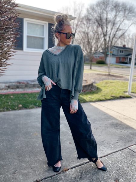Spring is in the air and I couldn’t be happier… I’m so happy when there’s sunshine and warmth… love these pieces so much, you see me styling them often… 26 in jeans TTS, medium lace top and small thermal top...jeans, spring outfit, denim, date night outfit, free people 

#LTKSpringSale 

#LTKover40 #LTKstyletip