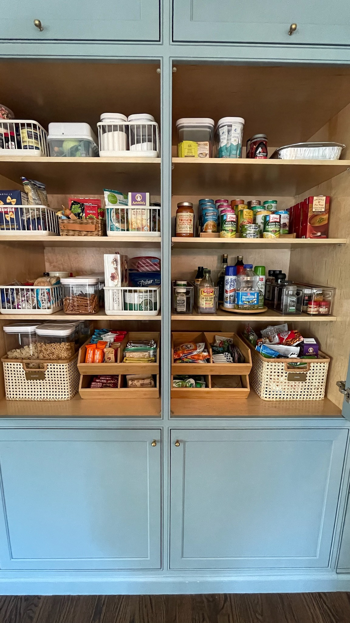 We’re loving these transformations lately. We love these baskets for pantries because they are durable + hold bin clips well, making labeling easy! 👏🏻

#LTKKids #LTKFamily #LTKWatchNow