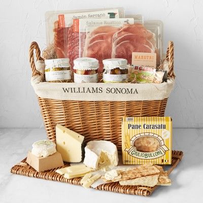 Bestseller  Williams Sonoma Deluxe Cheese & Charcuterie Hamper   Only at Williams Sonoma | Williams-Sonoma