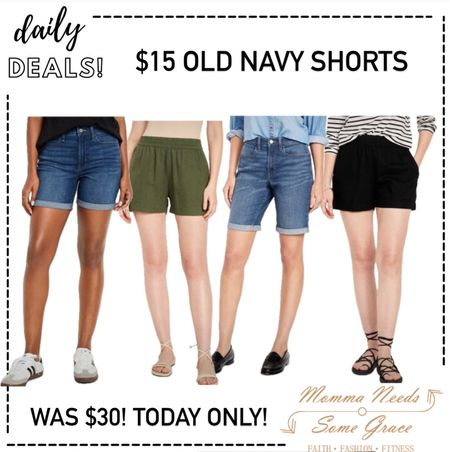 Old Navy shorts on sale today! 

#LTKfindsunder100 #LTKstyletip #LTKsalealert