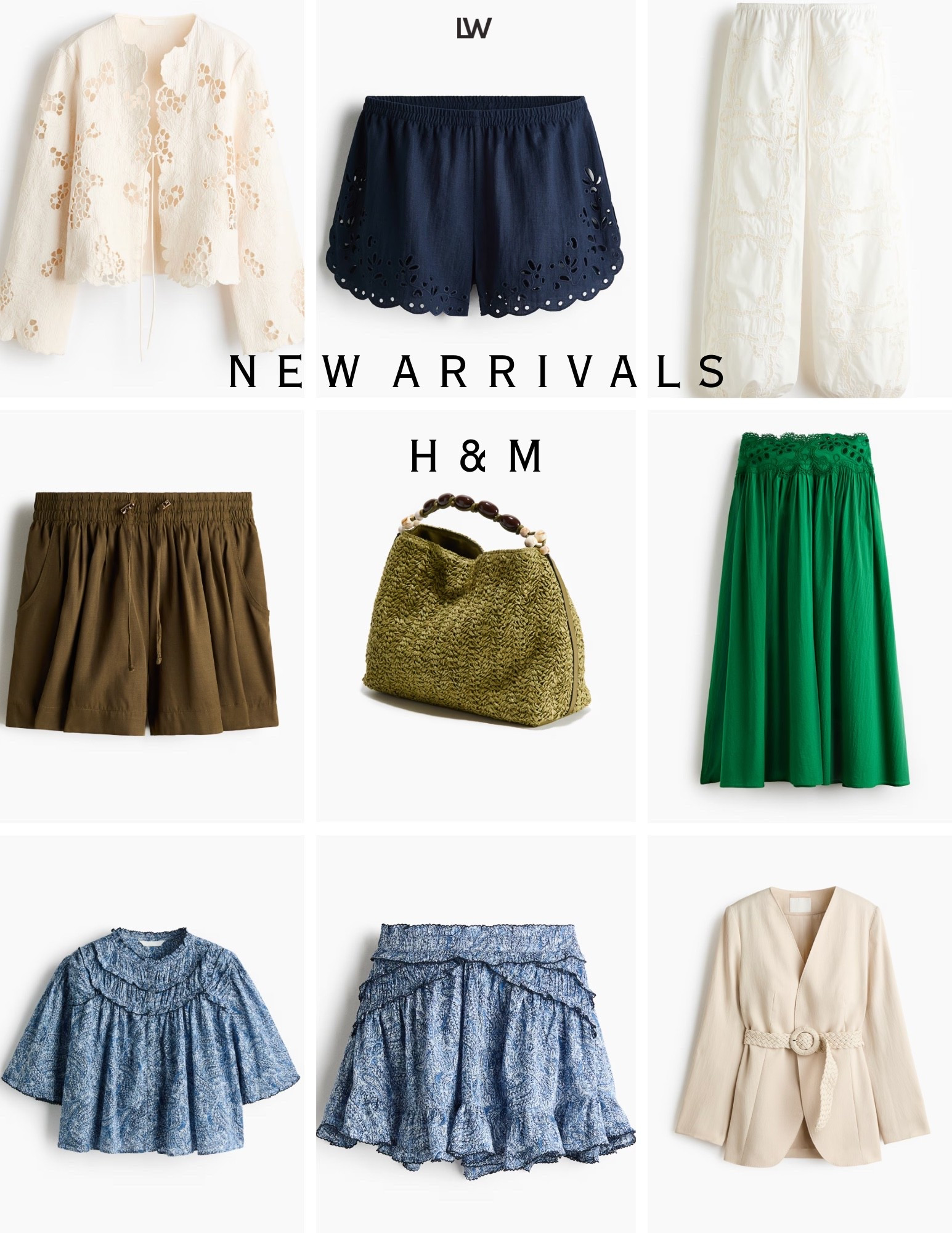 New summer pieces available at H&M!! So good
