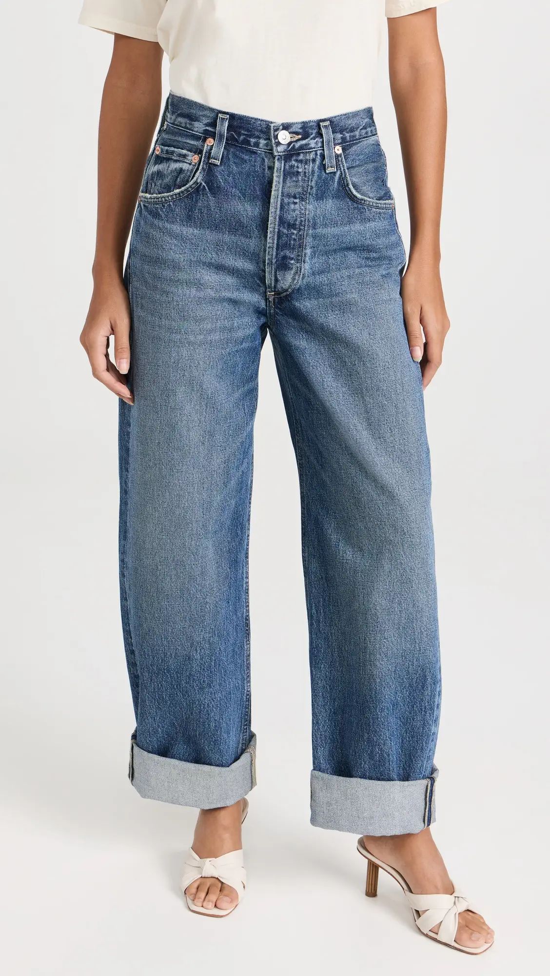 Citizens of Humanity Ayla Baggy Cuffed Crop Jeans | Shopbop | Shopbop