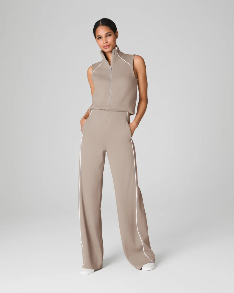 SPANX® AirEssentials Pique Sleeveless Mockneck Jumpsuit | Spanx