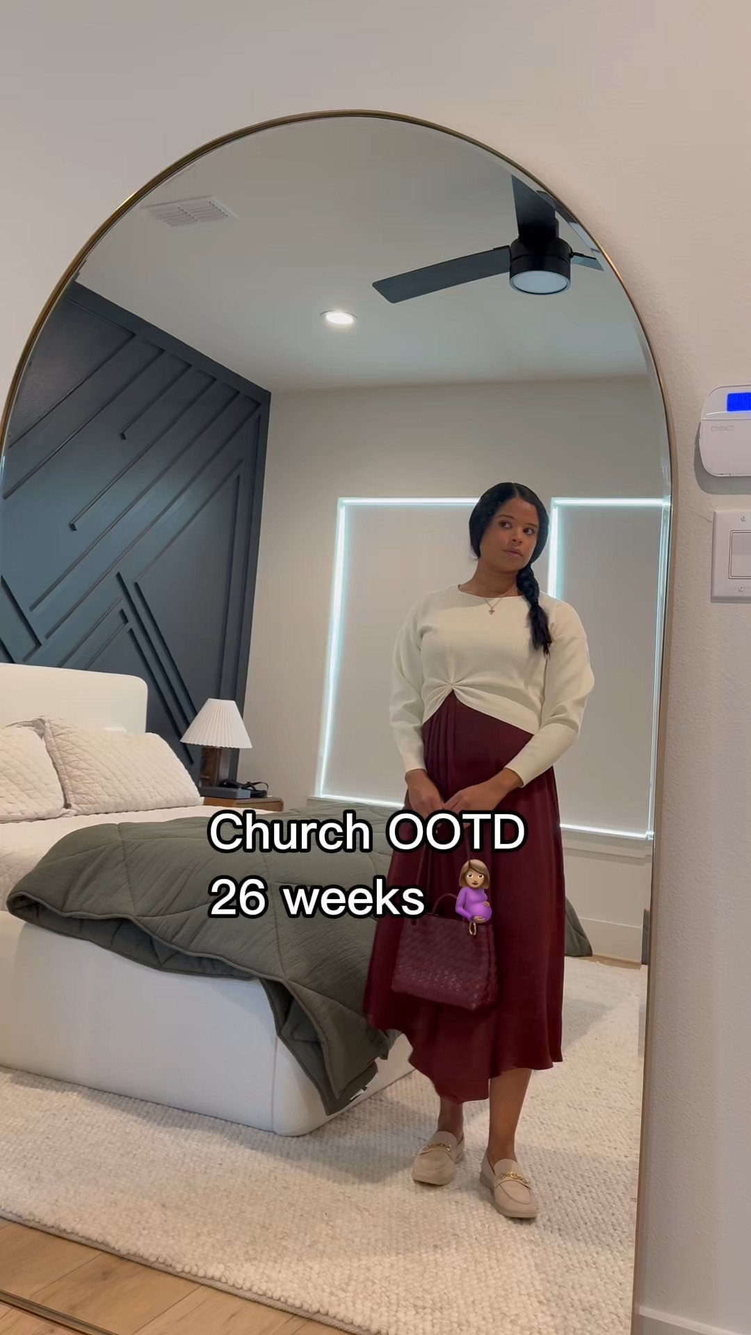 Church OOTD 26 weeks pregnant 🤍 wearing size M #anthropologie #dress #pregnancy #ootd #pregnancyootd #secondtrimester

#LTKBump #LTKMidsize #LTKootd