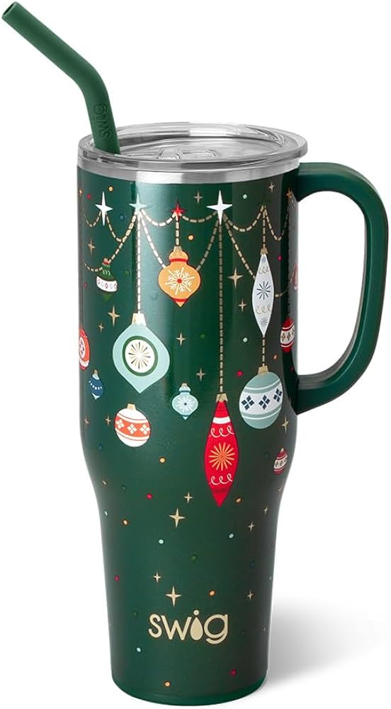 Swig Life 40oz Mega Mug, 40oz Tumbler with Handle and Straw, Extra Large Insulated Tumblers, Cup ... | Amazon (US)