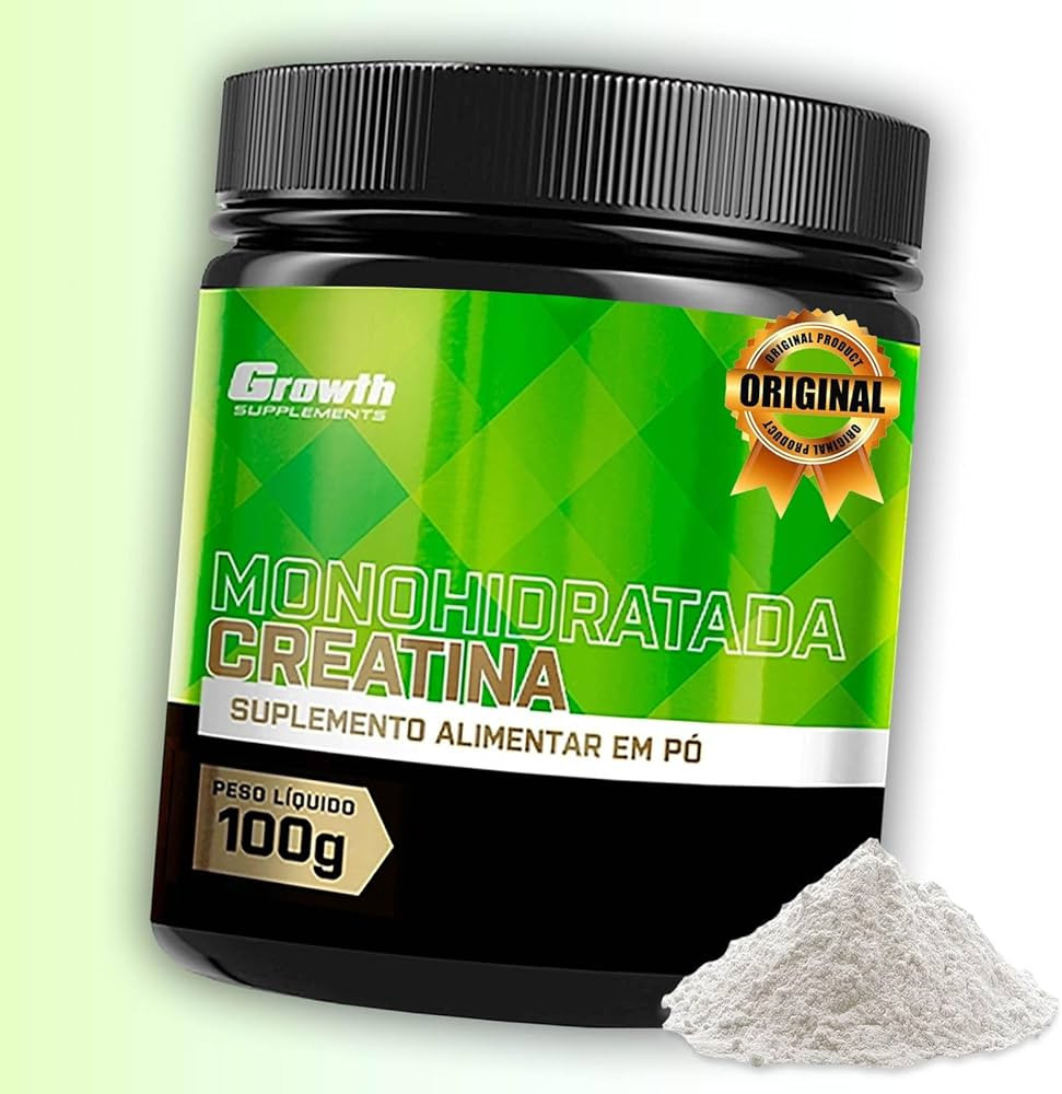 Creatina Monohidratada 100g - Growth Supplements | Amazon (BR)