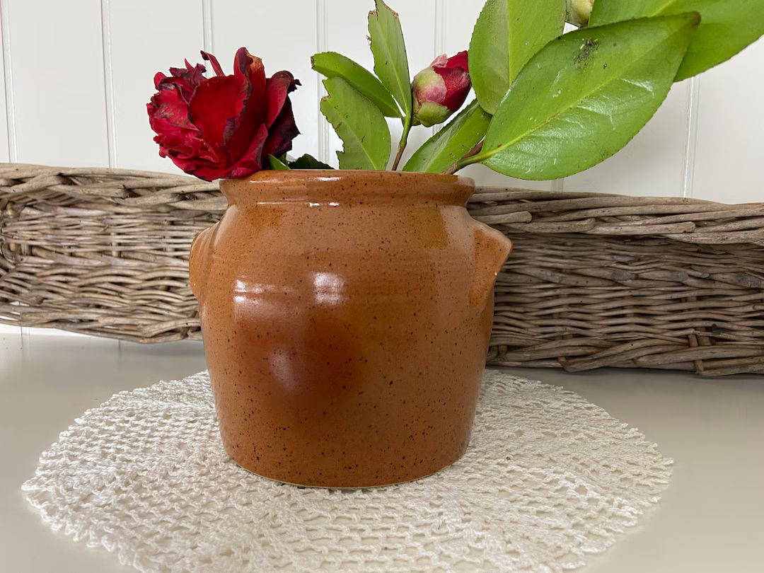 RUSTIC French Pottery Earthenware Pot French Confit Pot - Etsy | Etsy (US)