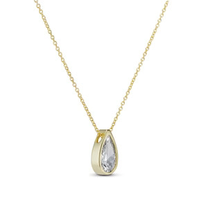 CZ TEARDROP NECKLACE | EP JEWELS 