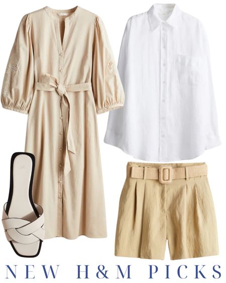 H&M finds | sandals | women’s clothing | dress | button down | linen shorts 

#LTKbeauty #LTKstyletip