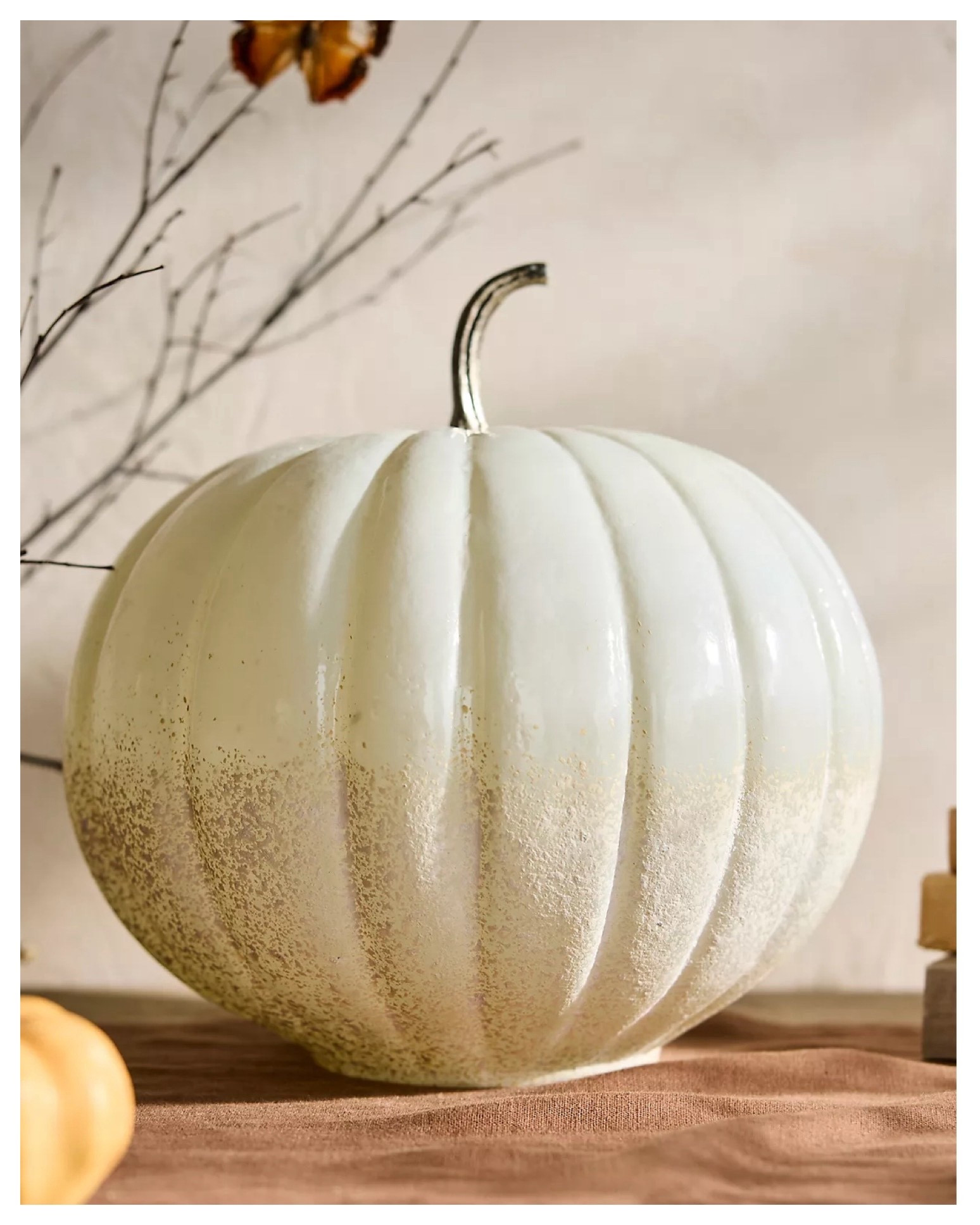 The prettiest pumpkin, and goes with any decor.

#LTKSeasonal #LTKStyleTip #LTKHome