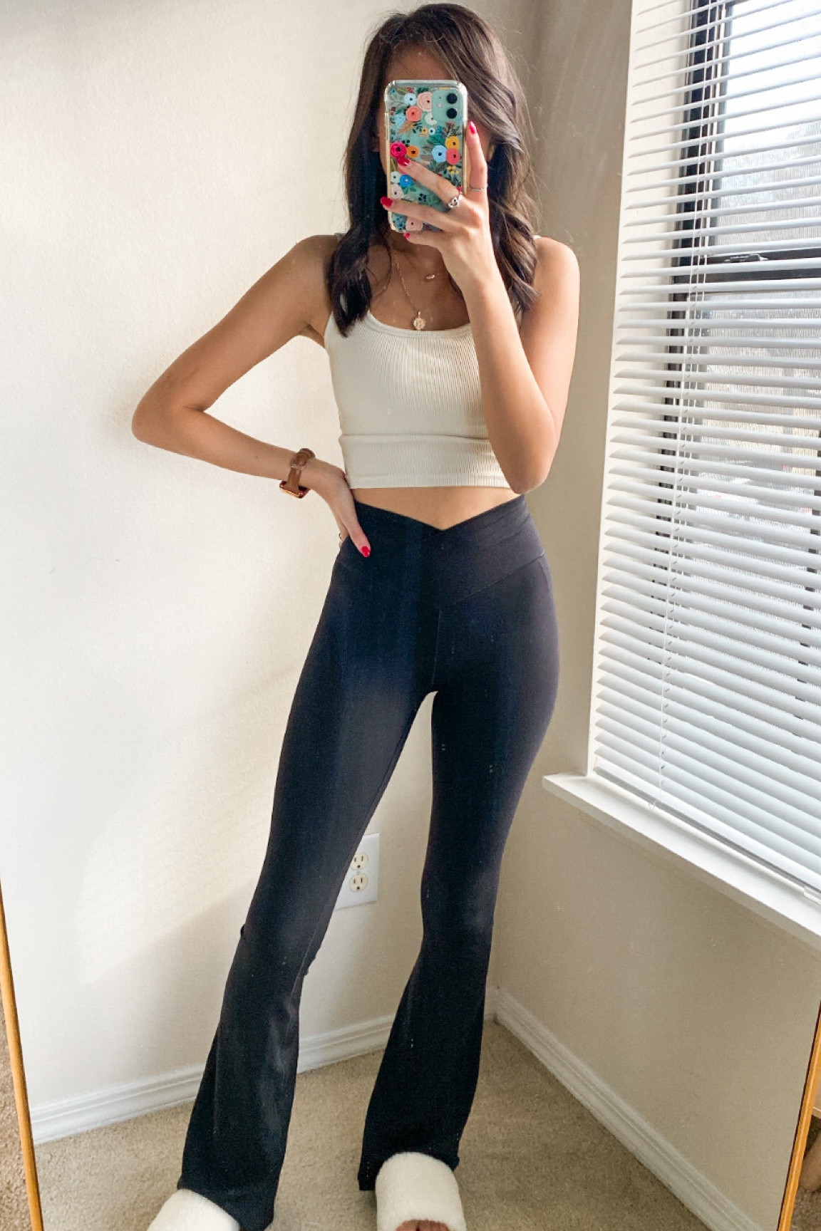 Tank (small), flare leggings (XS), aerie sale, crossover leggings, yoga pants, activewear, loungewear, athleisure 

#LTKSeasonal #LTKfit #LTKunder50