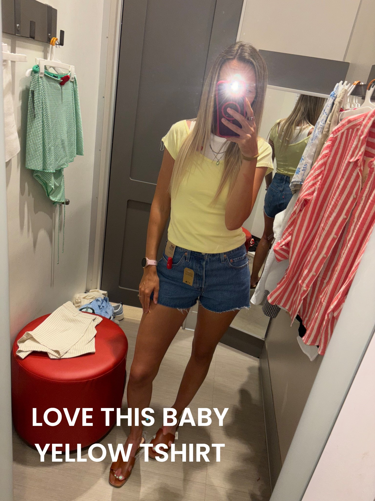 SUMMER FASHION, yellow tshirt, sandals, levi 501 shorts, target haul 

#womensfashion 

#LTKSeasonal #LTKSummerEdit #LTKFindsUnder50