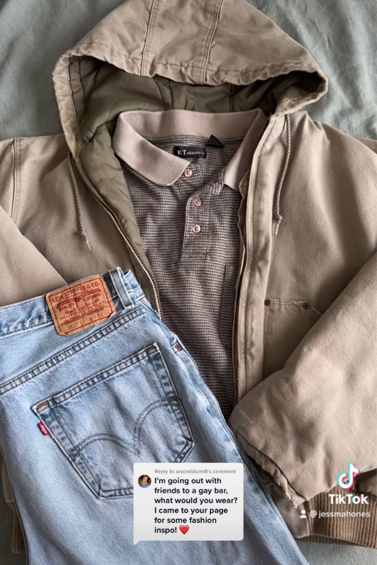 4th fit from most recent flatlay - jacket is vintage from ebay and shirt was thrifted so i'll add some similar! 
MY SIZES:
shirt: large
jacket: medium
jeans: mens 34x32

#LTKGiftGuide #LTKSeasonal #LTKHoliday