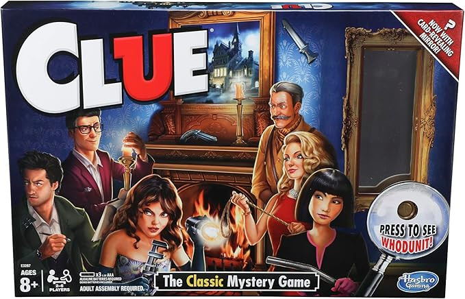 Hasbro Gaming Clue Game, Mystery Board Game, 2-6 Players, 8+ Years (Amazon Exclusive) | Amazon (US)