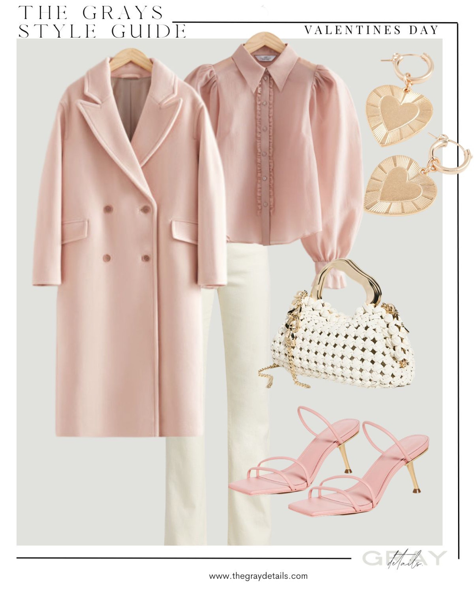 Valentine’s Day outfit, pink jacket, cream jeans, white bag

#LTKitbag #LTKFind #LTKstyletip