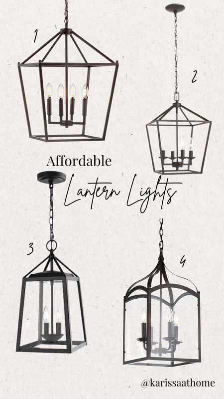 Affordable lantern pendant lights! 

#LTKFind #LTKhome