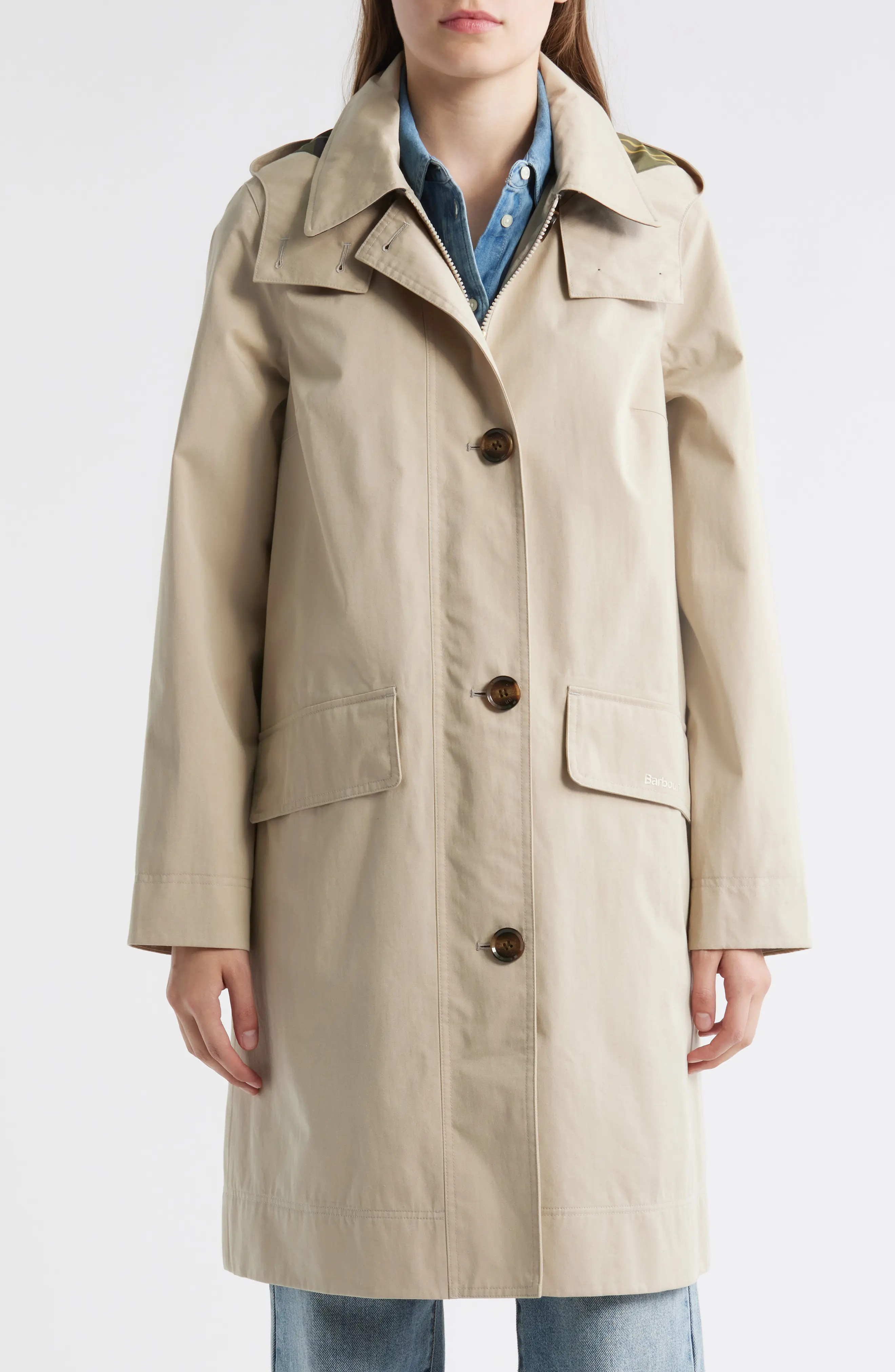 Hebrides Longline Waterproof Jacket with Removable Hood (Women) | Nordstrom | Nordstrom