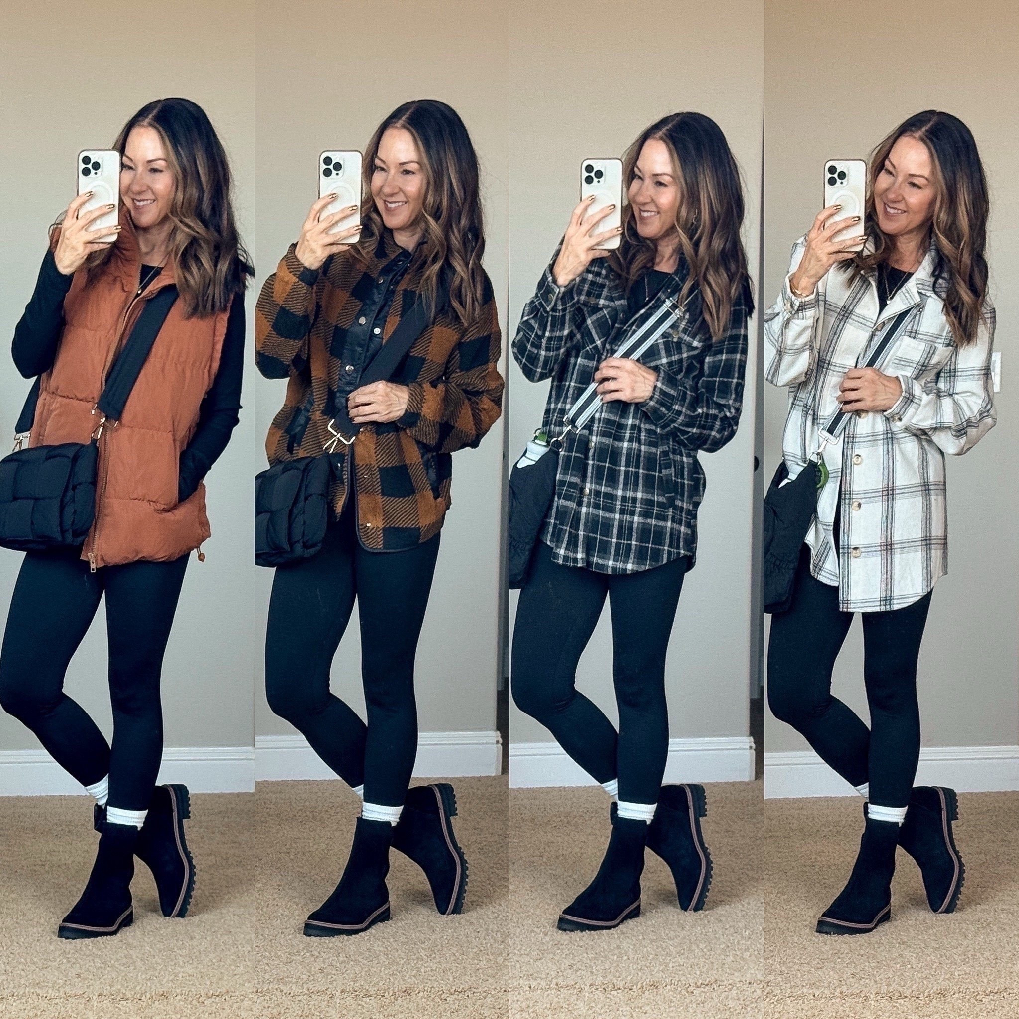 This winter , stay warm and stylish with my go-to layers! Perfect for any outdoor activity! Layering up with my favorite fall jackets and booties. Check them out on Amazon! Easy fall outfits all in the smallest size - leggings, vests, flannels, sherpa

#LTKPetite #LTKootd #LTKSeasonal