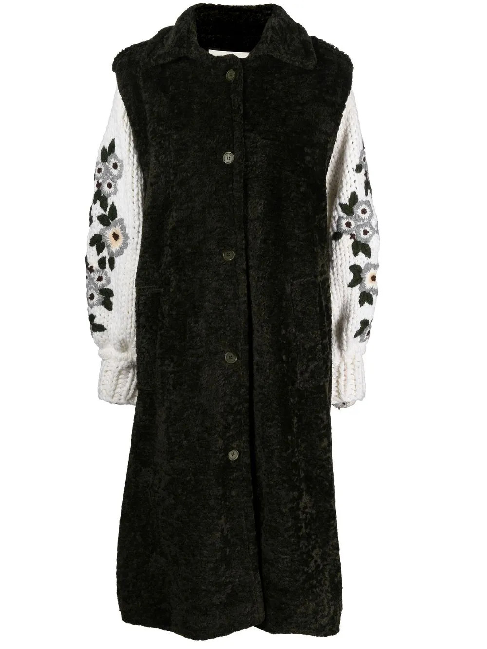 TU LIZE' Knitted button-down cardi-coat - Farfetch | Farfetch Global