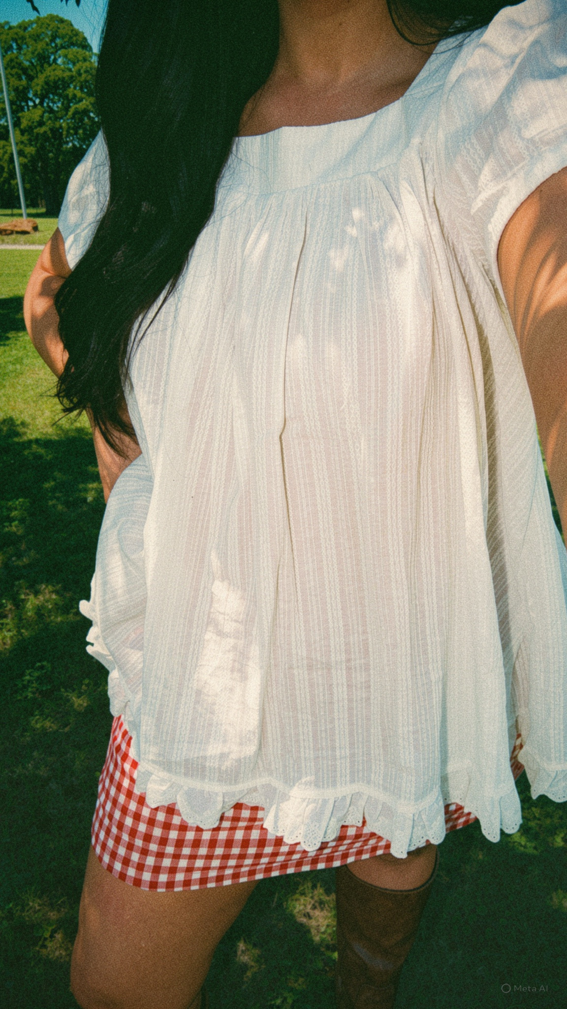 Skort is from Old Navy but currently sold out in the gingham, linking another color in case it comes back in stock & linking a similar one from Torrid! Wearing size 16/18 in the top for a super flowy fit

#LTKootd #LTKMidsize #LTKPlusSize