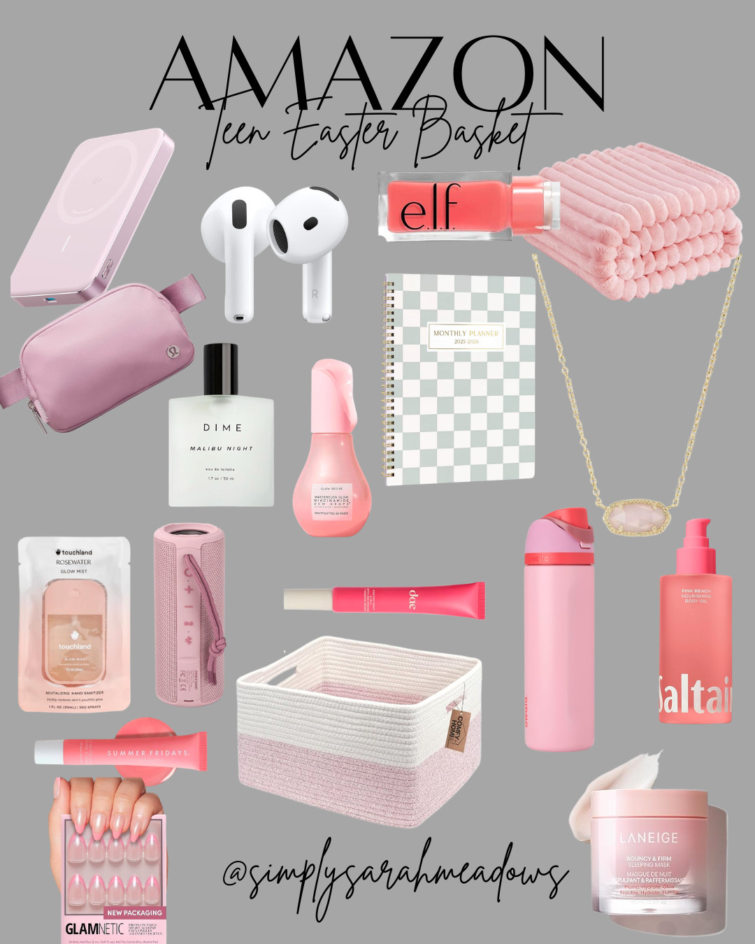 Check out these cute Amazon finds for the perfect Easter basket for your teen girl! From beauty essentials to stylish accessories, shop my picks @simplysarahmeadows  #AmazonFinds #TeenGirls #EasterBasket #GiftGuide 

 #LTKSeasonal #LTKBeauty #LTKKids