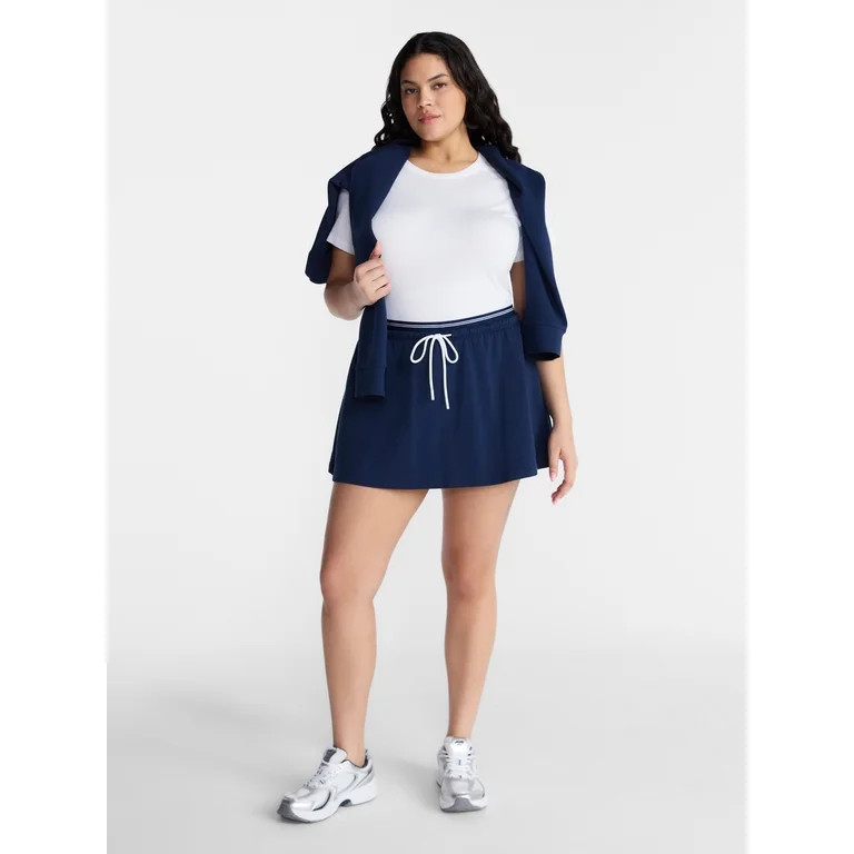 Avia Women's and Women's Plus Pique Knit Skort, Sizes XS-4X - Walmart.com | Walmart (US)