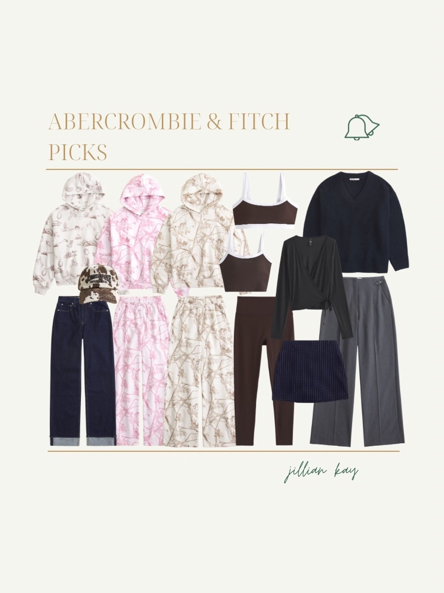 Abercrombie and Fitch picks ✨

So many cute pieces for the fall and winter seasons! Plus, everything is on sale right now! Perfect additions to your capsule wardrobe. 

Ig: @jkyinthesky

#trendystyle #aestheticstyle #wishlist #style #lifestyle #abercrombie #abercrombieandfitch #everydaystyle #styleinspo #capsulewardrobe #neutralstyle #itgirlstyle #hoodie #styleessentials #wardrobeessentials #accessories #activewear 

#LTKFindsUnder100 #LTKCyberWeek #LTKSaleAlert