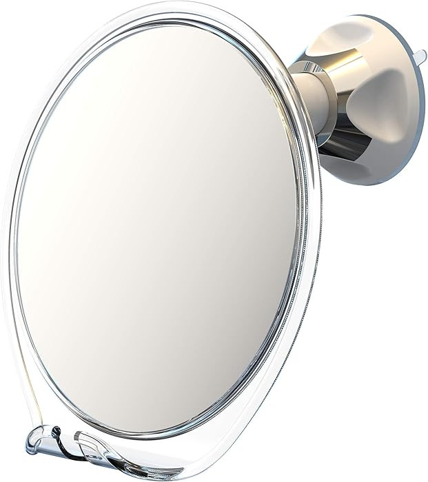 Luxo Shaving Mirror, Shower Mirror with a Razor Holder for Shaving with Powerful Suction Cup - Sh... | Amazon (US)