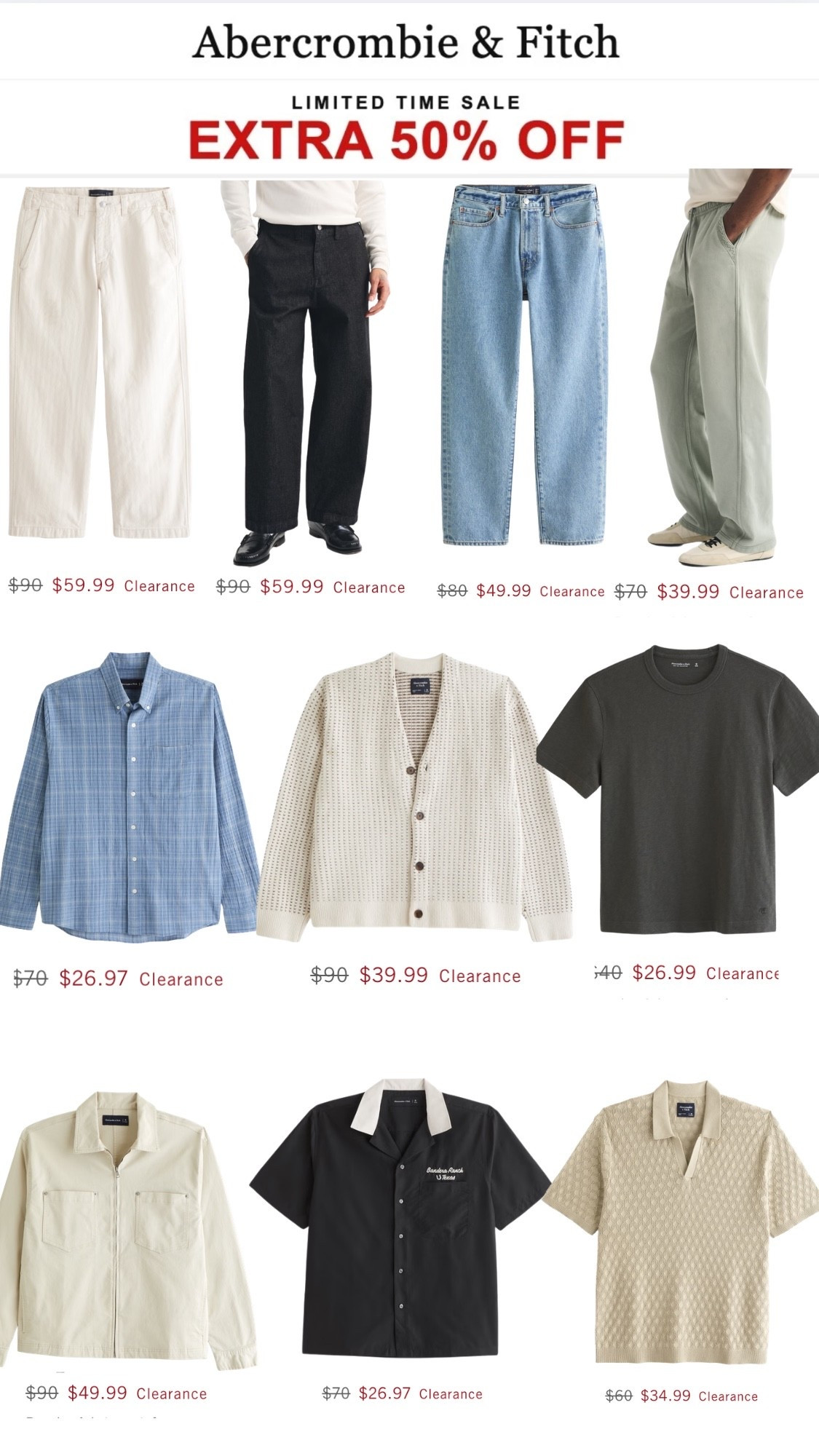 Clean spring lineup that does all the work for you — relaxed trousers, light denim, and breathable tops you can mix all season. These are the kind of pieces you throw on once and keep wearing because they just always look right.

Shop everything linked — easy upgrades for your everyday fits.

#LTKmens #menswearstyle #mensfashion #springstyle #outfitinspo #mensoutfits #minimalstyle #neutralfits #streetwearmen #everydaystyle #springfits #mensweardaily #styleinspo #wardrobeessentials #cleanfits

#LTKWorkwear #LTKgrwm #LTKMens