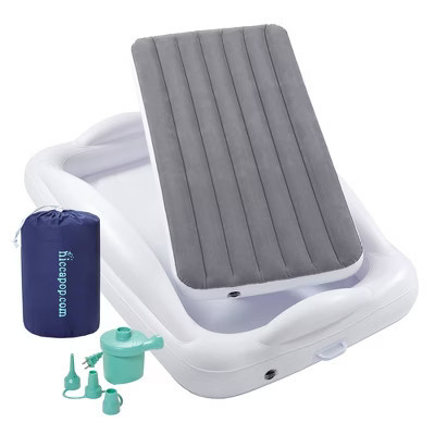 hiccapop Inflatable Toddler Bed - Gray | Target