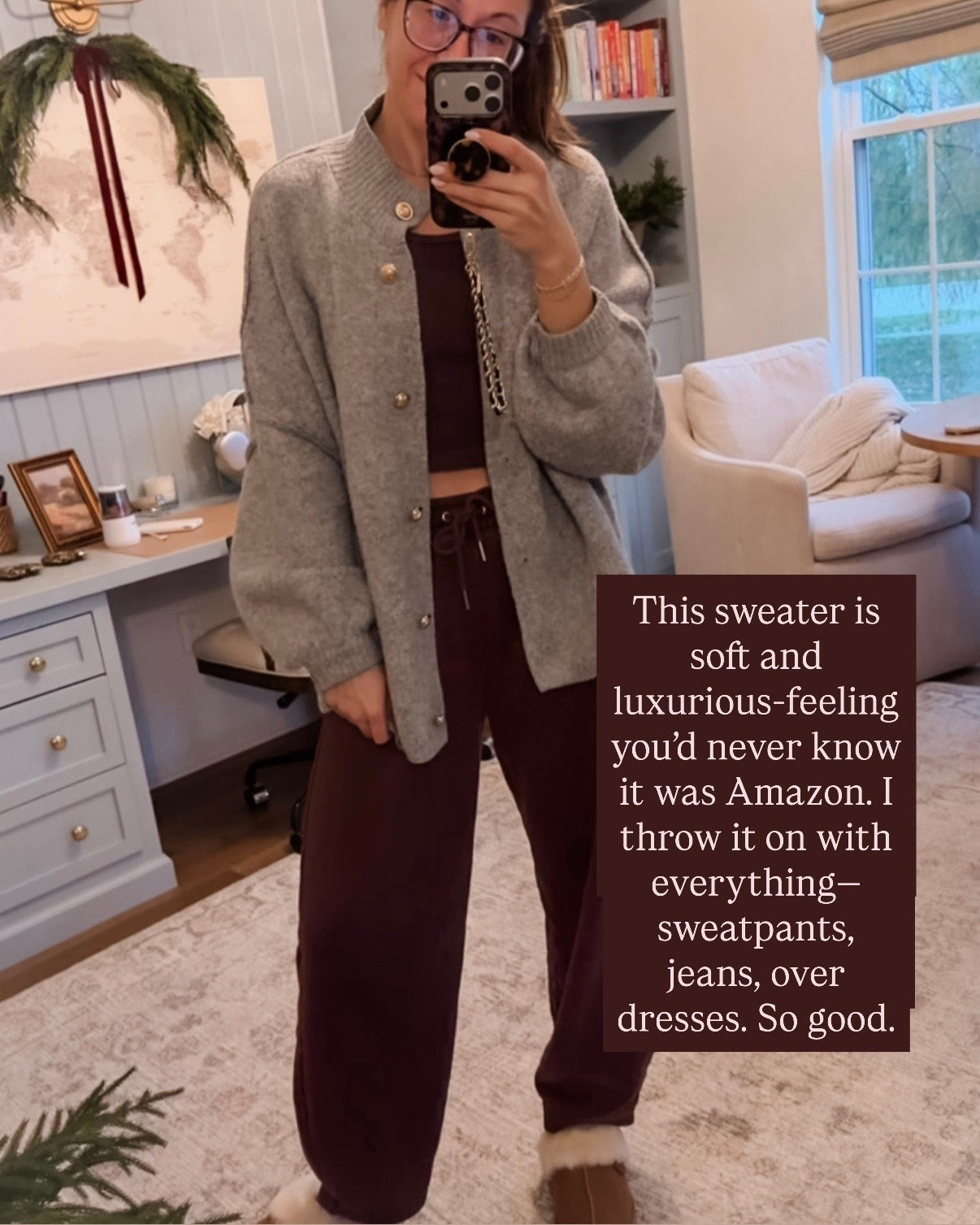 The softest coziest Amazon sweater! And it’s under $50. 

#LTKFindsUnder50 #LTKGiftGuide #LTKHome