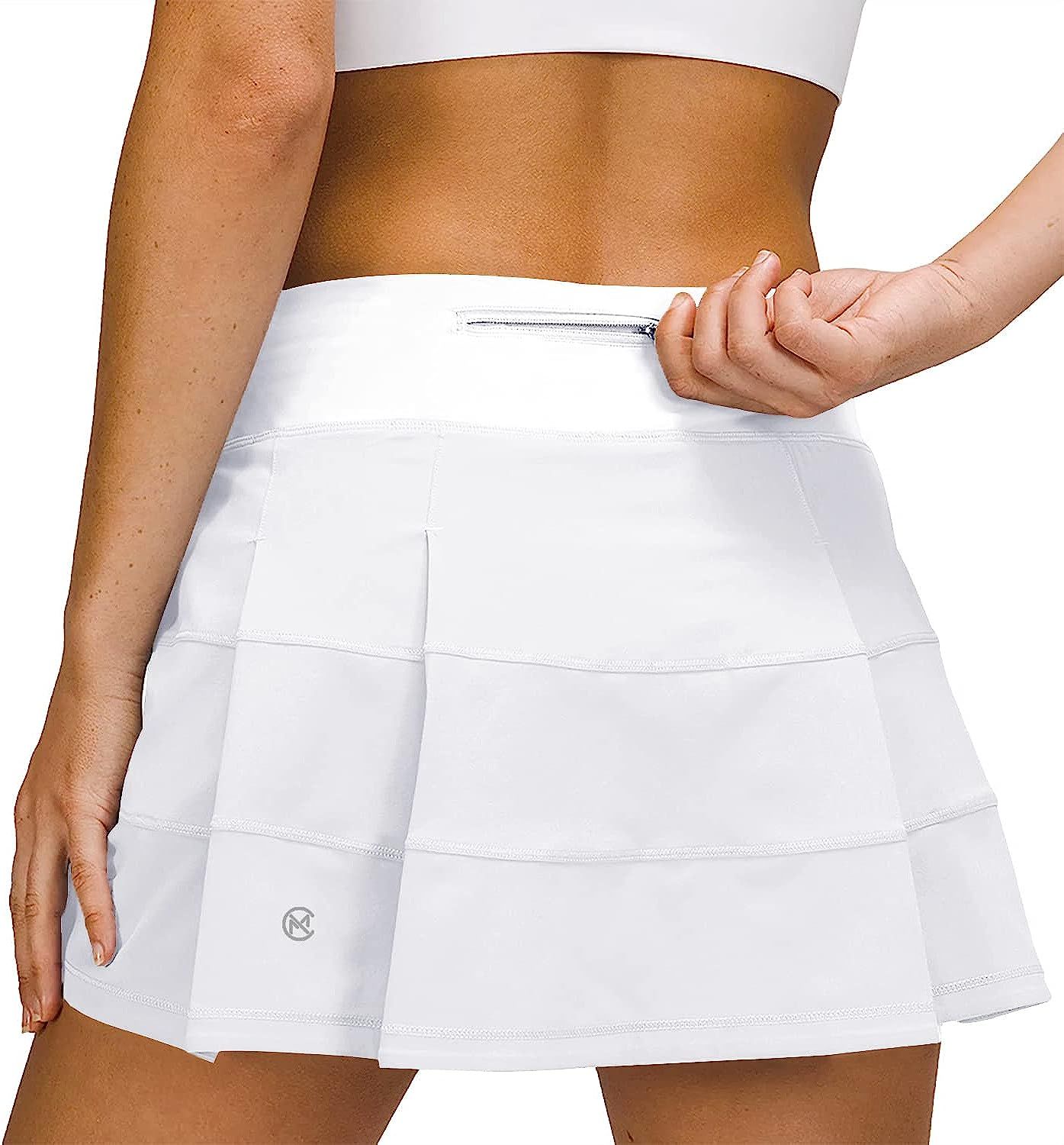 MCEDAR Athletic Tennis Golf Skorts Skirts for Women with Pocket Workout Running Sports Pleated Sk... | Amazon (US)