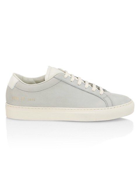 Achilles Nubuck Low-Top Sneakers | Saks Fifth Avenue