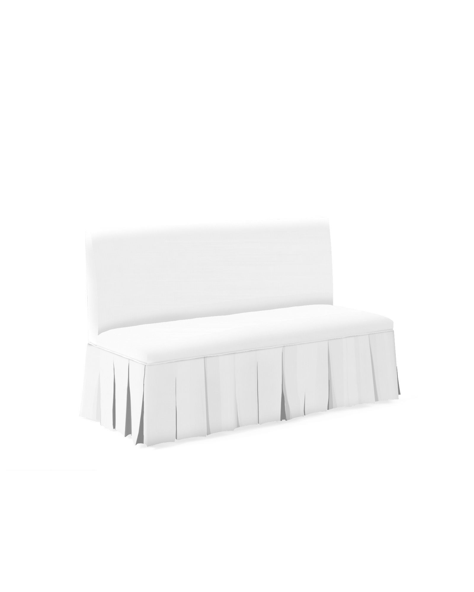 Ross Pleated Dining Bench | Serena and Lily