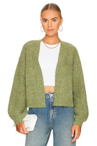 Open Textured Cardi with Balloon Sleeve
                    
                    525 | Revolve Clothing (Global)