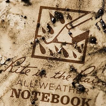 Rite In The Rain All-Weather Side-Spiral Notebook, 4 5/8" x 7", Tan Cover, Universal Pattern (No.... | Amazon (US)